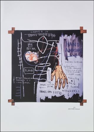 BASQUIAT JEAN-MICHEL New York 1960 - 1988 "Senza titolo"