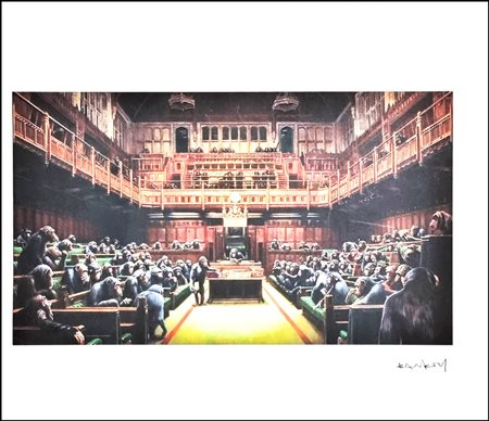 BANKSY Regno Unito XX sec. "Devolved Parliament"