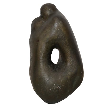 Gianni  Aricò (1941-2021)  - Abbraccio, scultura in bronzo., 1973