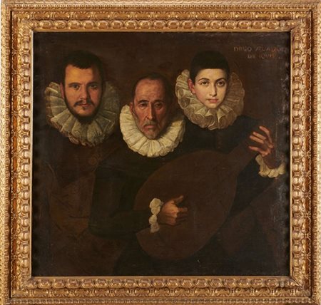 Scuola spagnola del secolo XVII, ambito di Diego Velazquez

"Le tre età"
olio s