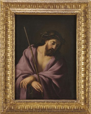 Giovanni Francesco Romanelli (attr.)

"Ecce Homo"
olio su tela (cm 84x61)
in cor