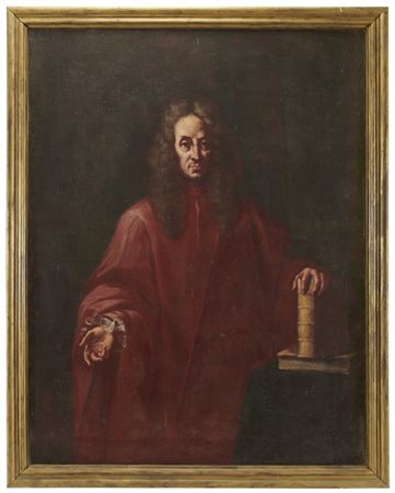 Maestro del secolo XVIII

"Ritratto di notabile"
olio su tela (cm 148x115)
in c