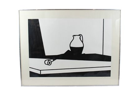 Patrick Caulfield (1936 - 2005) Pipe and Jug 1973 serigrafia su carta 56,7 x...