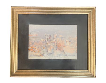 Valeriano Ciai (1928 - 2013) Paesaggio 1973 olio su tela 21,5 x 30,5 cm....