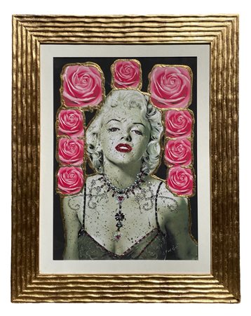 Dondè Daniele Donde (1950 - ) Marylin Monroe fine XX secolo tecnica mista con...