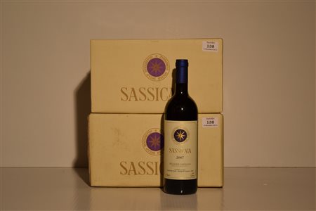 Sassicaia Tenuta San Guido 200712 bt - cs (due confezioni)E