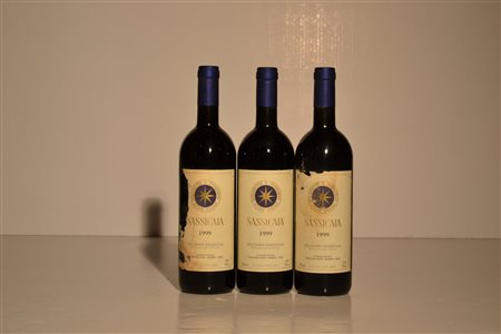 Sassicaia Tenuta San Guido 199912 bt - cslEDue etichette danneggiate