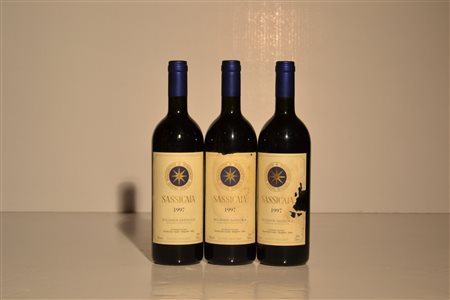 Sassicaia Tenuta San Guido 199712 btEDue etichette danneggiate