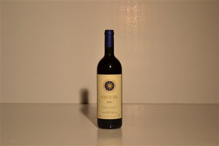 Sassicaia Tenuta San Guido 19976 btE1 bt etichetta lievemente danneggiata