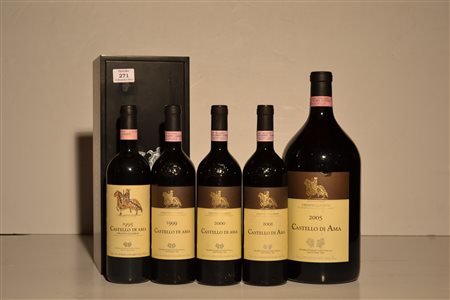 Chianti Classico Castello di Ama2005 - 1 bt DMg csl2001 - 5 bt2000 - 10...