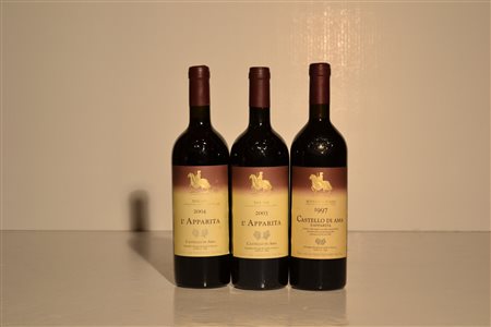 L Apparita Castello di Ama2004 - 1 bt2003 - 4 bt1997 - 2 bt7 btE