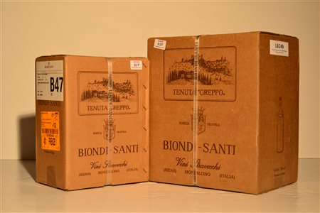 Brunello di Montalcino Riserva Biondi Santi 200112 bt (due confezioni in cs)E