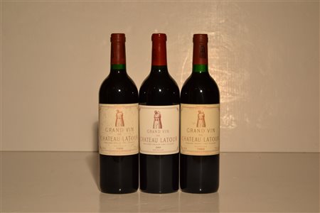 Chateau Latour2005 - 1 bt1996 - 1 bt1993 - 1 bt3 btE1996 etichetta lievemente...