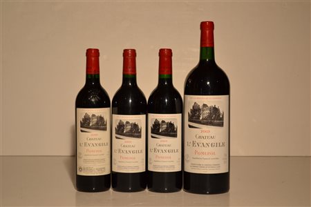 Chateau L Evangile2003 - 3 bt2003 - 1 bt Mg2002 - 3 bt2000 - 2 bt9 btE