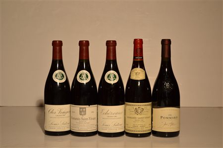 Selezione Borgogna 1996Clos Vougeot Grand Cru L. Latour - 1 btEchezeaux L....