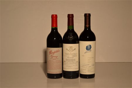 Selezione Vini EsteriOpus One 1999 - 1 btPenfolds Grange 1997 - 1 btVega...