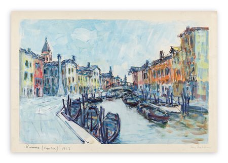 IDEO PANTALEONI (1904-1993) - Burano (Venezia), 1947