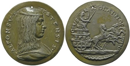 Nicolò Fiorentino (Firenze, 1430 - Firenze, 1514) 
ALFONSO  I D’ESTE (1476-1534) 
 