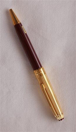 Montblanc Meisterstuck Solitaire Donè stilografica - lacca bordeaux e argento...