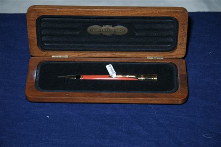 Parker Duofold 35000 penna a sfera - lacca arancio con finiture in oro -...