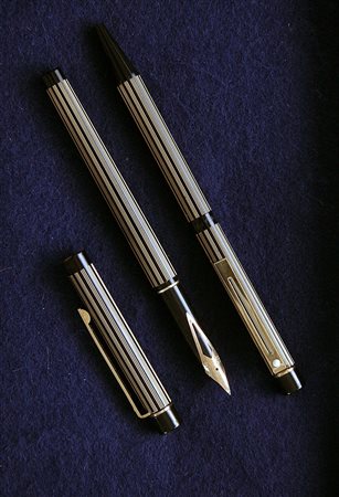 Sheaffer The Targa Collection stilografica slim + penna a sfera - Golden...