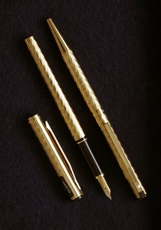 Sheaffer The Tr2 Collection Rombi stilografica + penna a sfera - laminato oro