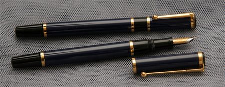 Waterman Laureat stilografica + roller - lacca blu notte