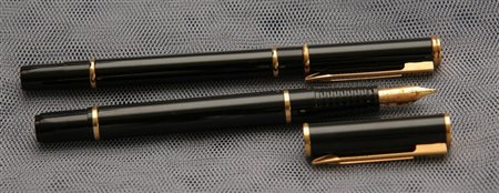 Waterman Laureat stilografica + roller - lacca nera