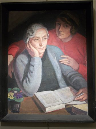 Elisabeth Chaplin Autoritratto con la madre, 1938 Fontaineblue 1980 - Firenze...