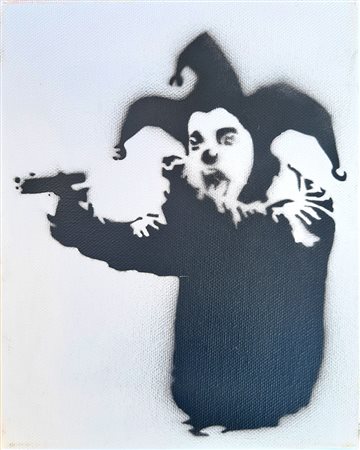 Dismaland Souvenir, 'Joker with gun'