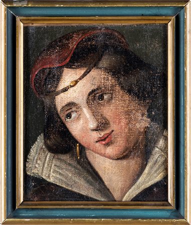 Pittore del XVIII secolo Studio di testa di dama