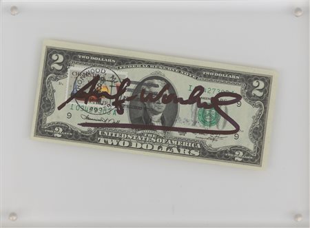 ANDY WARHOL Two Dollars, 1976