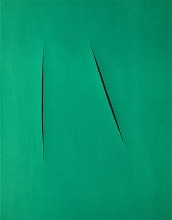 FONTANA LUCIO (1899 - 1968) - Concetto spaziale.