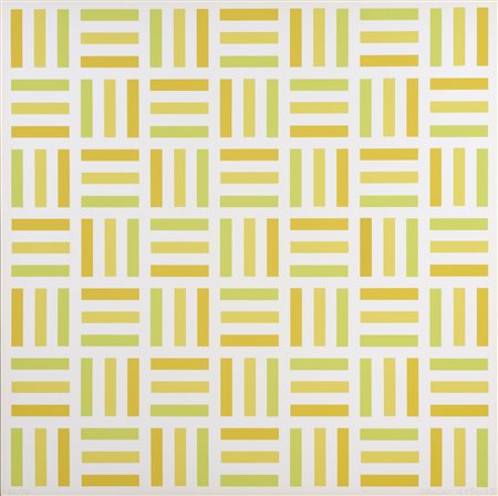 MORELLET FRANCOIS (n. 1926) - Tirets jaunes, Jaunes-verts, Jaunes orange.