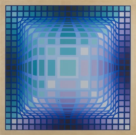 VASARELY VICTOR (1906 - 1997) - Koska-Pint, from Gaia.