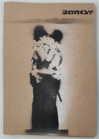 Banksy “Kissing policeman” 2015
