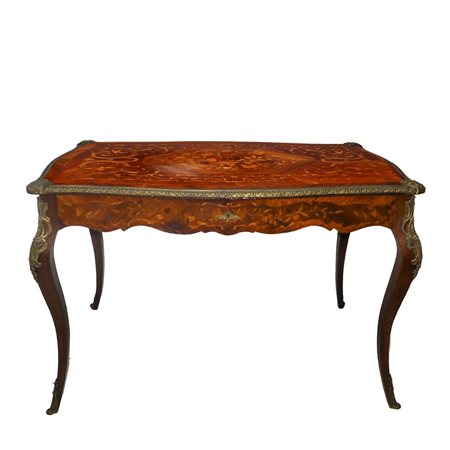 Scrittoio Bureau Plat, Napoleon III, 19° secolo 