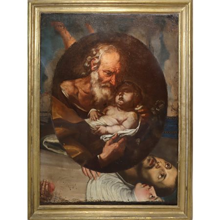 S.Giuseppe con Bambino, 17° secolo  painter