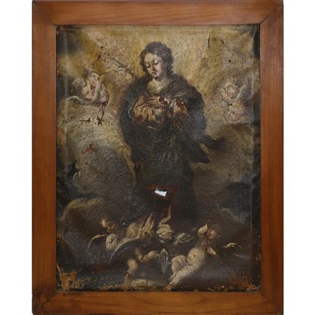 Madonna con Bambino e San Giovannino. Copia da Raffaello, 18° secolo 