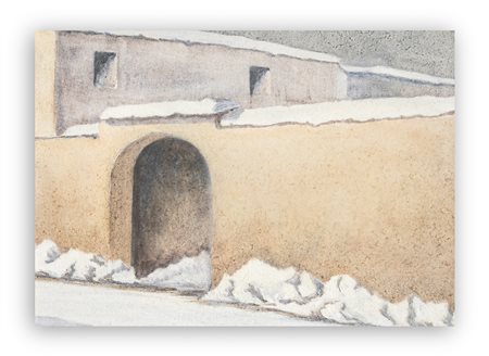 GINO GRIGNANI (1925) - Neve a Bormio, 1979