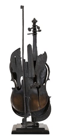 ARMAN FERNANDEZ (Nizza, 1921 - 2005) senza titolo (violon Brule I) 2004...