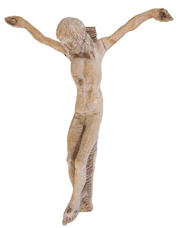 AUGUSTO MURER (Falcade , 1922 - Padova, 1985) Cristo 1965 scultura in legno...