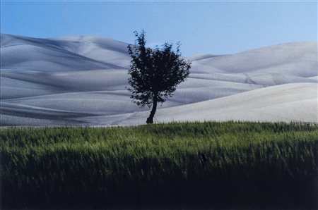 FRANCO FONTANA (Modena 1933) Paesaggio Basilicata 1986 C Print kodak...