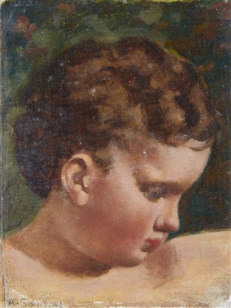 SARTINI ANTONIO (1889 - 1954) - Ritratto di bimbo.