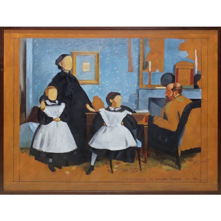 Giuseppe Colombo (Modica 1971)  - D'apres Degas, La famiglia Belleli, 1998