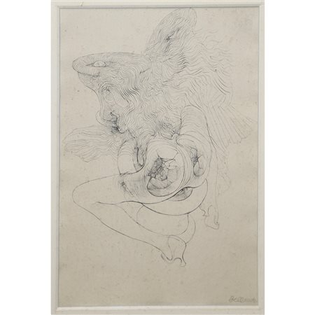 Hans Bellmer (Katowice 13/03/1902-Parigi 24/02/1975)  - Senza titolo