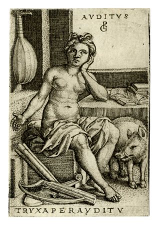 Georg  Pencz, Auditus. 1544 ca.