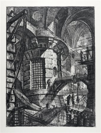 Giovanni Battista  Piranesi, La torre rotonda. 1749-1750 [VI edizione, Calcografia Nazionale 1940 ca.].