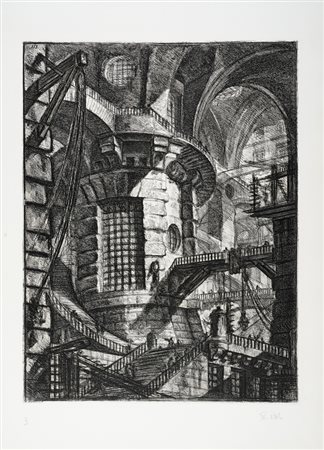 Giovanni Battista  Piranesi, La torre rotonda.  1749-1750 [VI edizione, tiratura moderna].