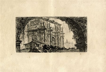 Giovanni Battista  Piranesi, Arco di Costantino in Roma. Roma: s.d. (II edizione, post 1761).